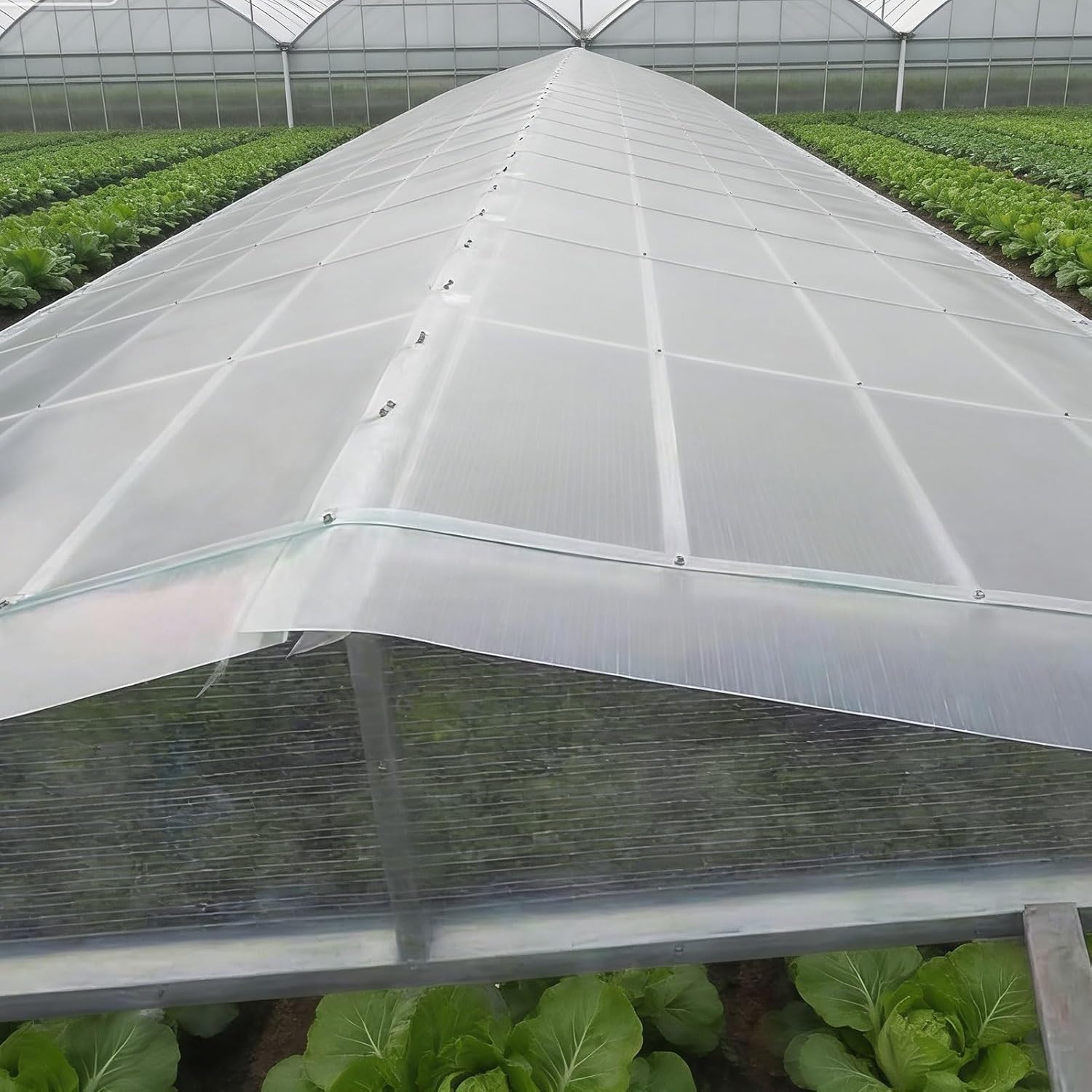 Clear Roofing Panels, Clear Roof Panels for Pergola Polycarbonate Sheets for Greenhouses, Trellises, Carports, Sheds, Terraces(1.2x10m)