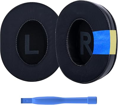 Ear Pads Replacement for Logitech G Pro, G Pro X, G Pro X 2, G Pro X SE Headphones by MMOBIEL - Cooling Gel Ear Pad Cushions - Noise Isolation Earpads Replacement Black