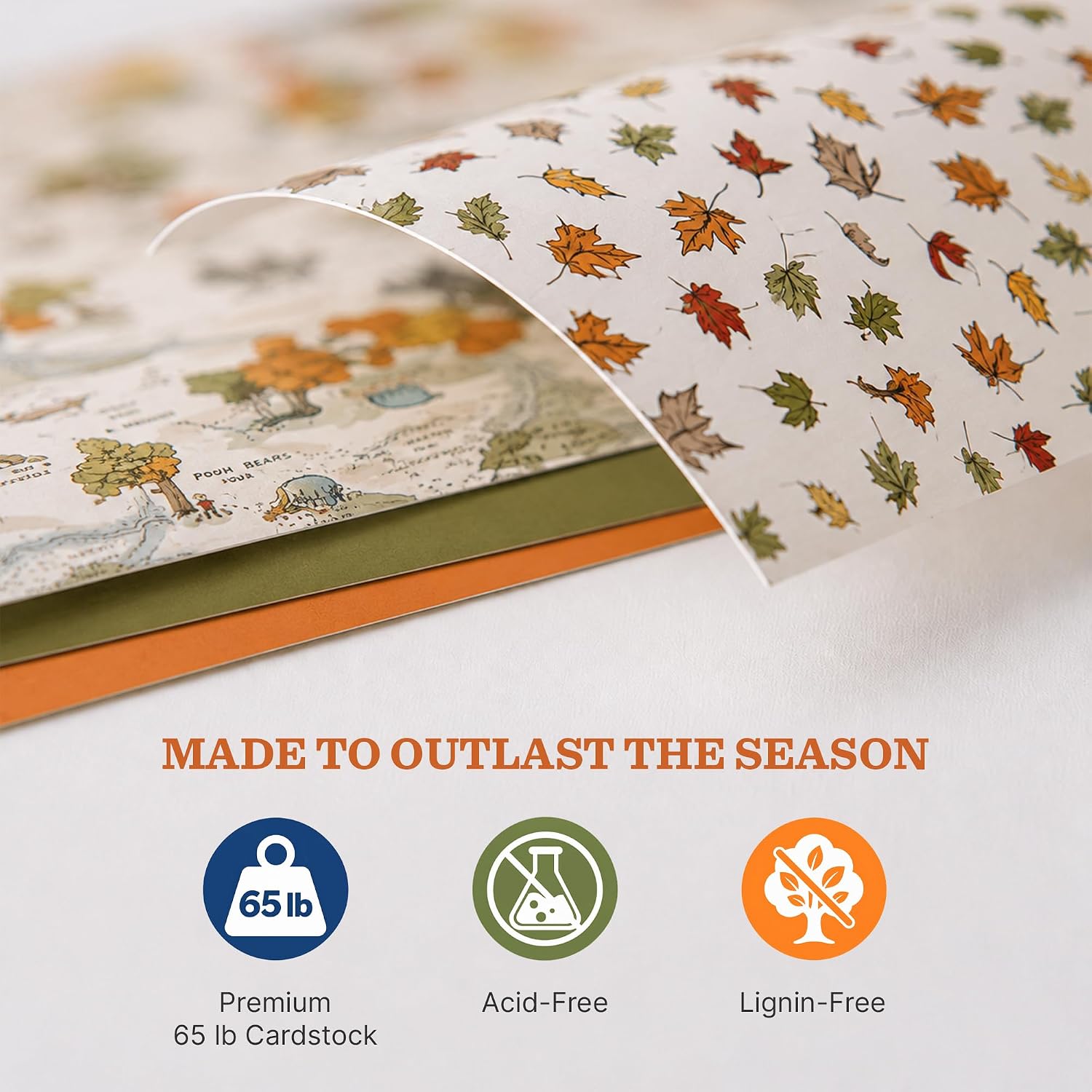 Echo Park Fall Collection Kit, Scrapbook Paper & Sticker Set