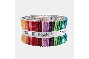 Blender Collection Precut 40 pcs 100% Cotton Jellyrolls Quilt Strips 2.5