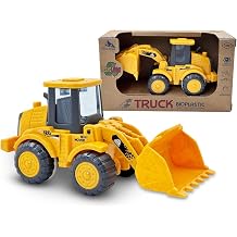 Aigitoy Construction Toys for Toddlers 1-3 Years Old, Sand Toys, Mini Bulldozer Truck, BPA Free Phthalates Free, Recycled Material, Indoor & Outdoor Play, Birthday Xmas Gifts for Boys Girls