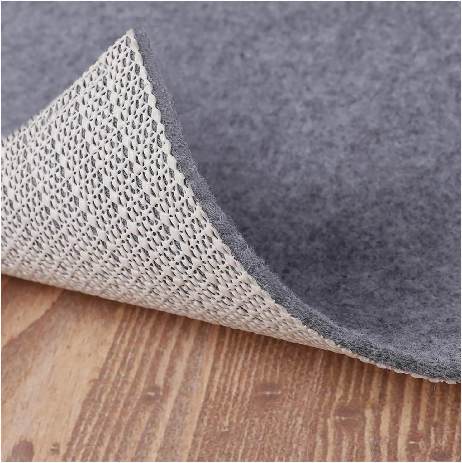 Non Slip Rug Pad Grippers - 2x3 Ft, 1/8" Thick, (Felt + Rubber) Double Layers Area Carpet Mat Tap, Provides Protection and Cushioning for Hardwood or Tile Floors