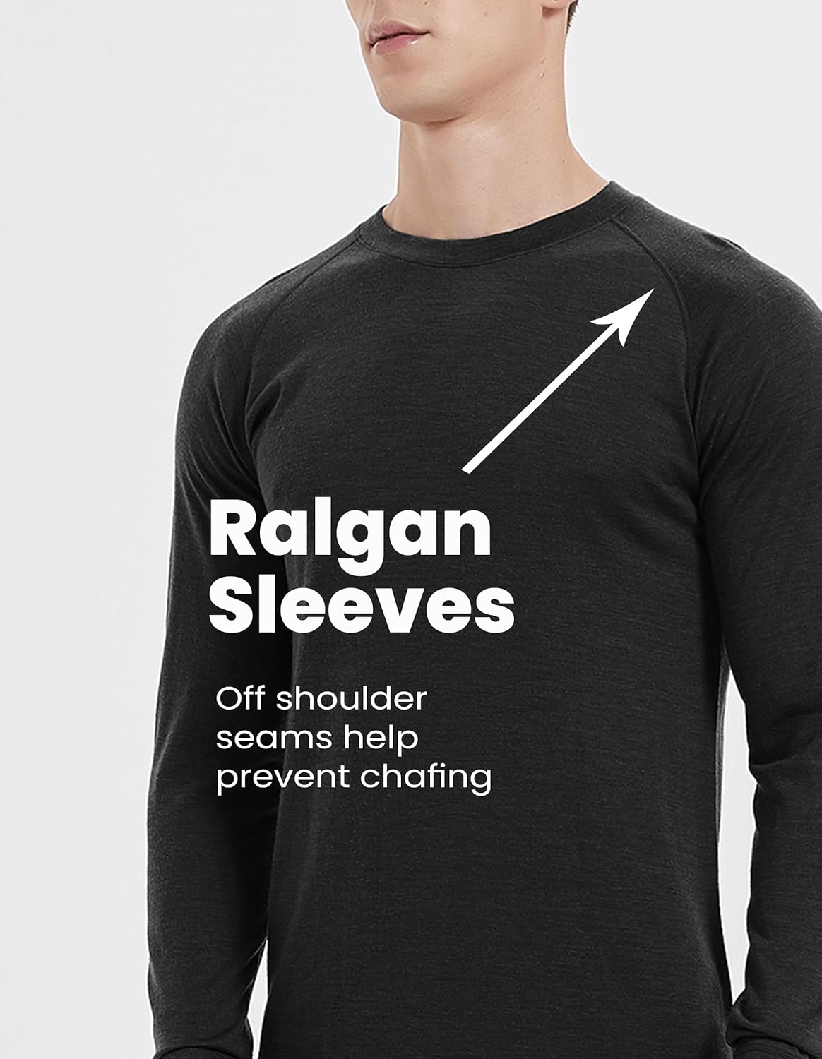 Iguana Mens 100% Merino Wool Base Layer Top - Winter Hiking Skiing Camping Thermal Underwear - Image 4