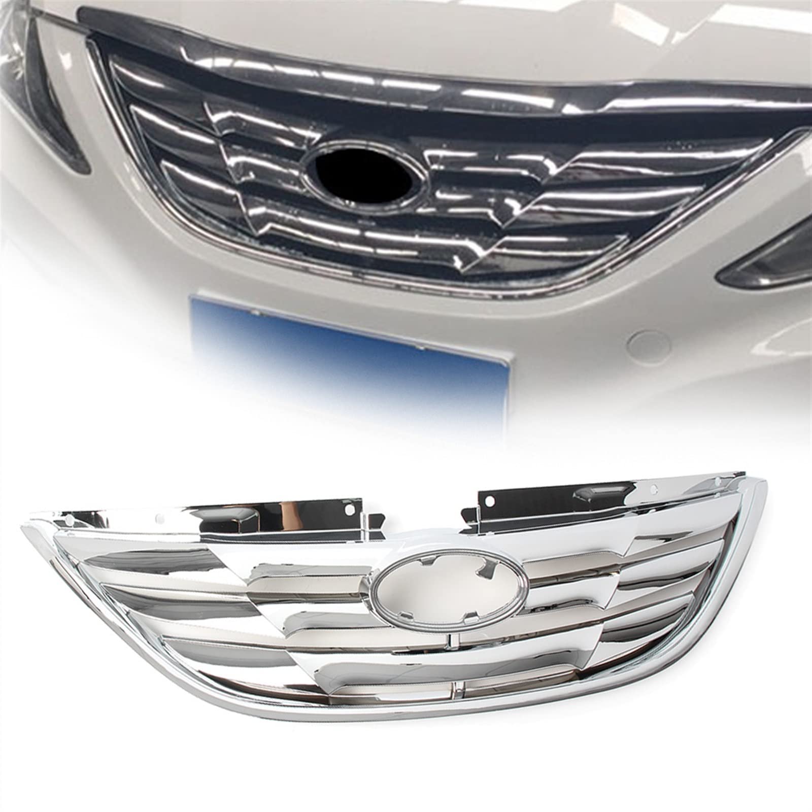 Calandre supérieure avant pour Sonata 2011 remplacer grille voiture cassée