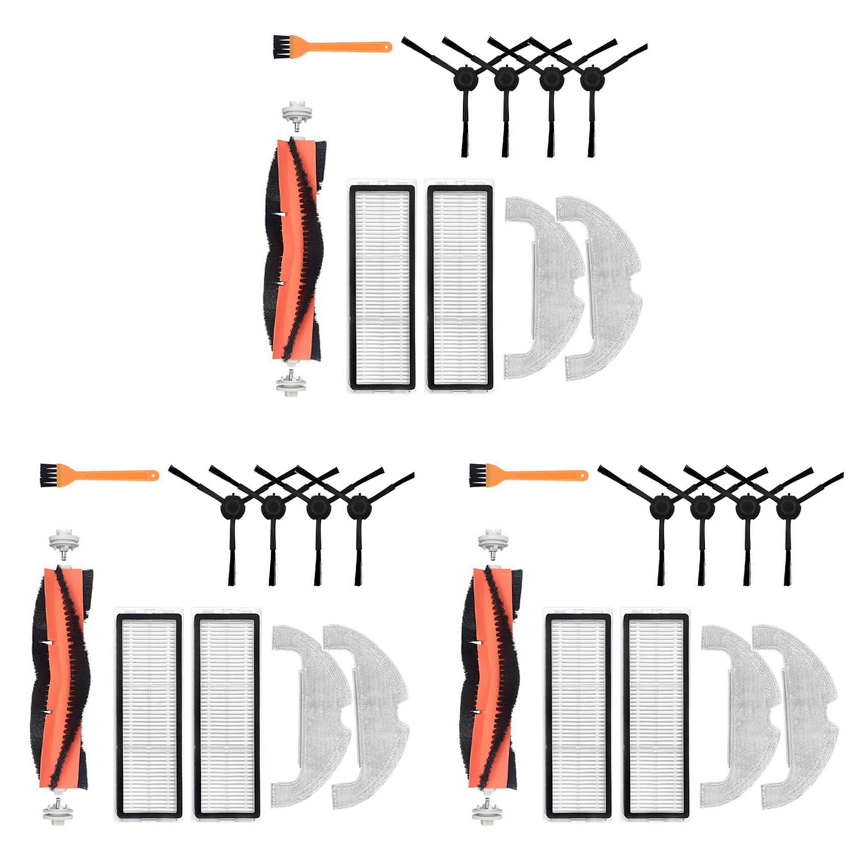 Vjsujehgy 3set Replacement Parts Kits for Mi Robot Vacuum-Mop 2 Ultra STYTJ05ZHM Robotic Vacuum Cleaner