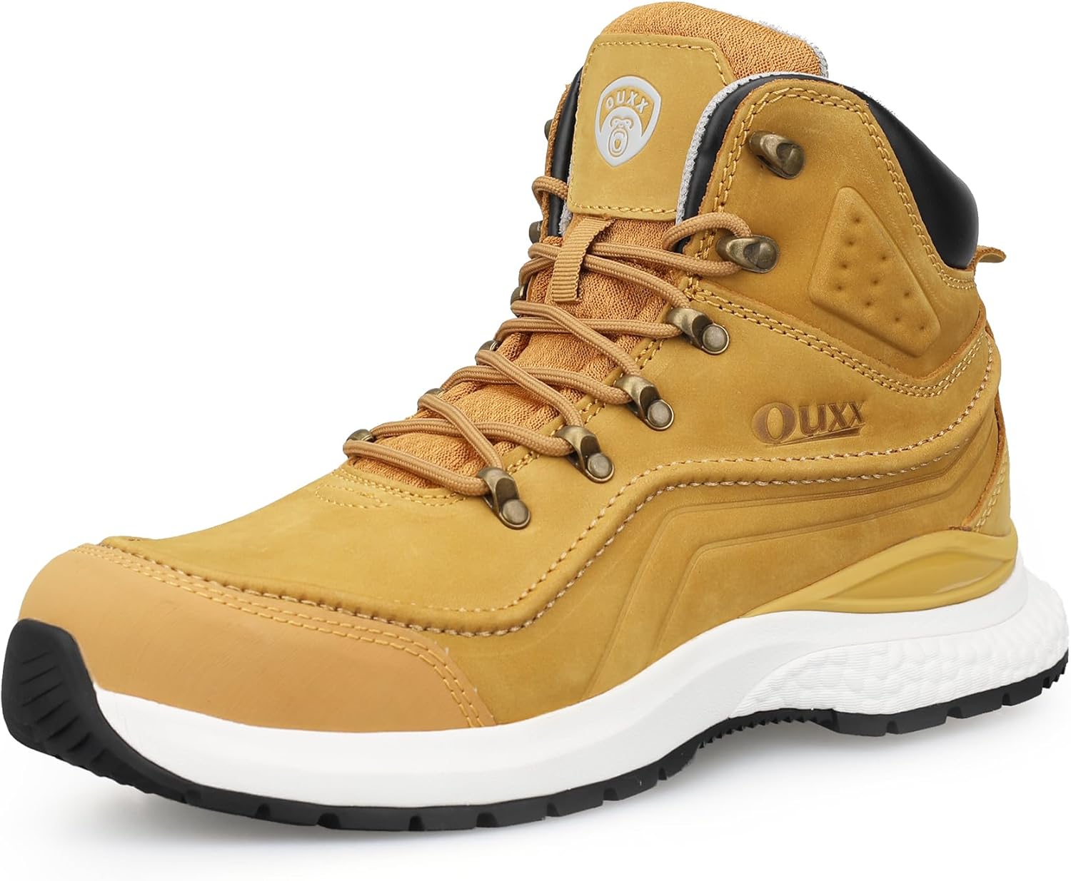 OUXX Men's Composite Toe Work Boots, ASTM F2413 Electro-Static