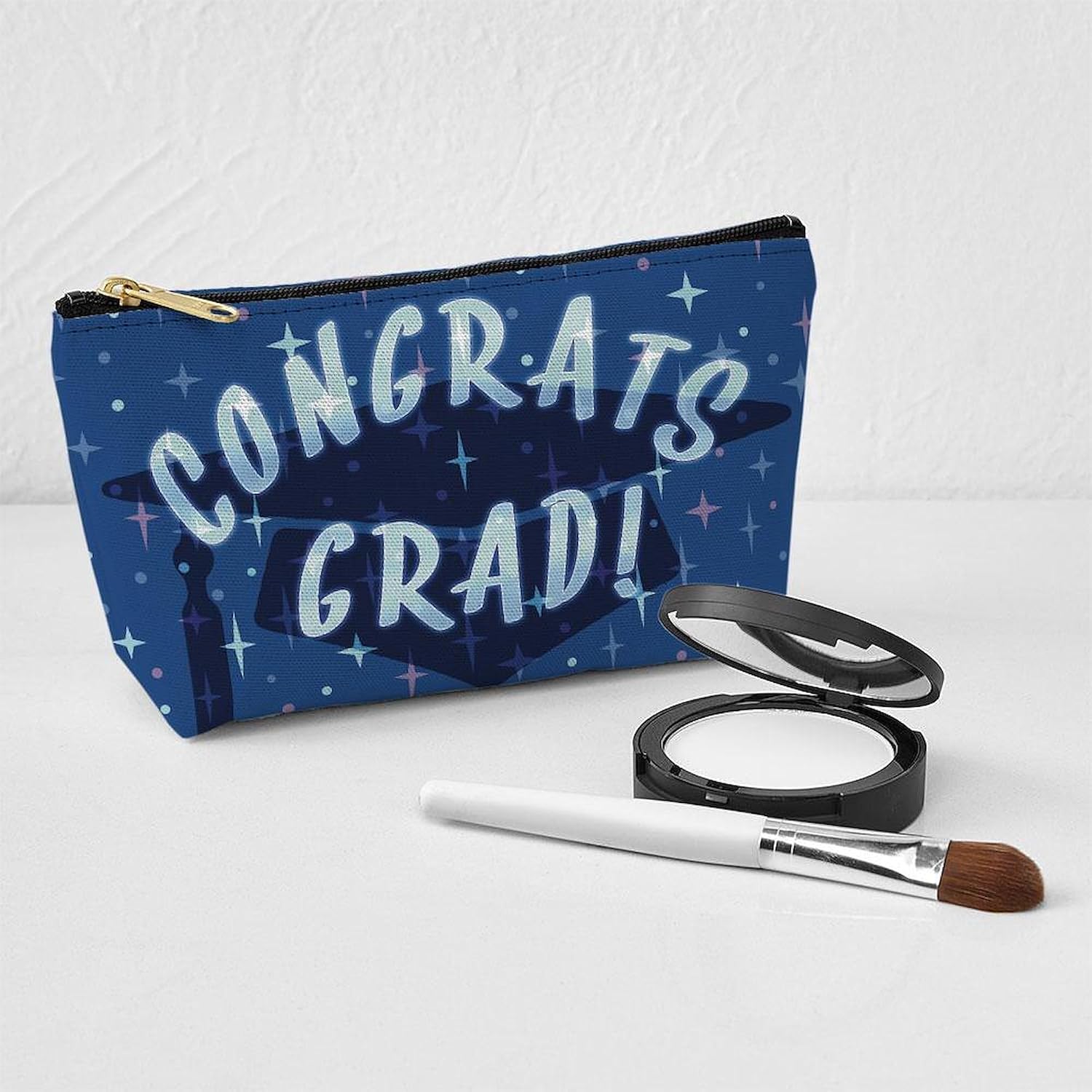 CafePress Graduation 8.5" x 4.5" Zipper Cosmetic Pouch