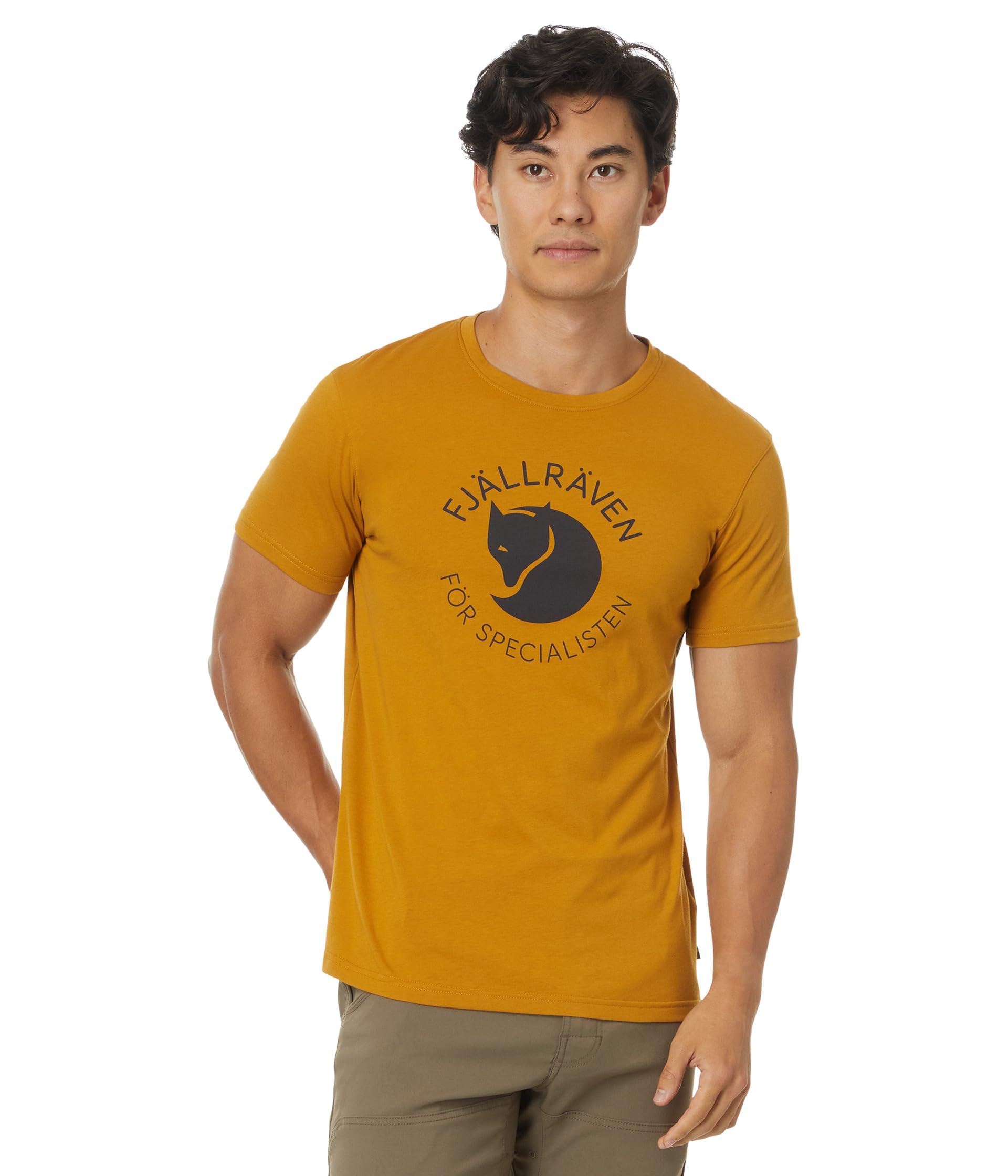 FJALLRAVEN Men's Fjällräven Fox T-Shirt M, Acorn, M