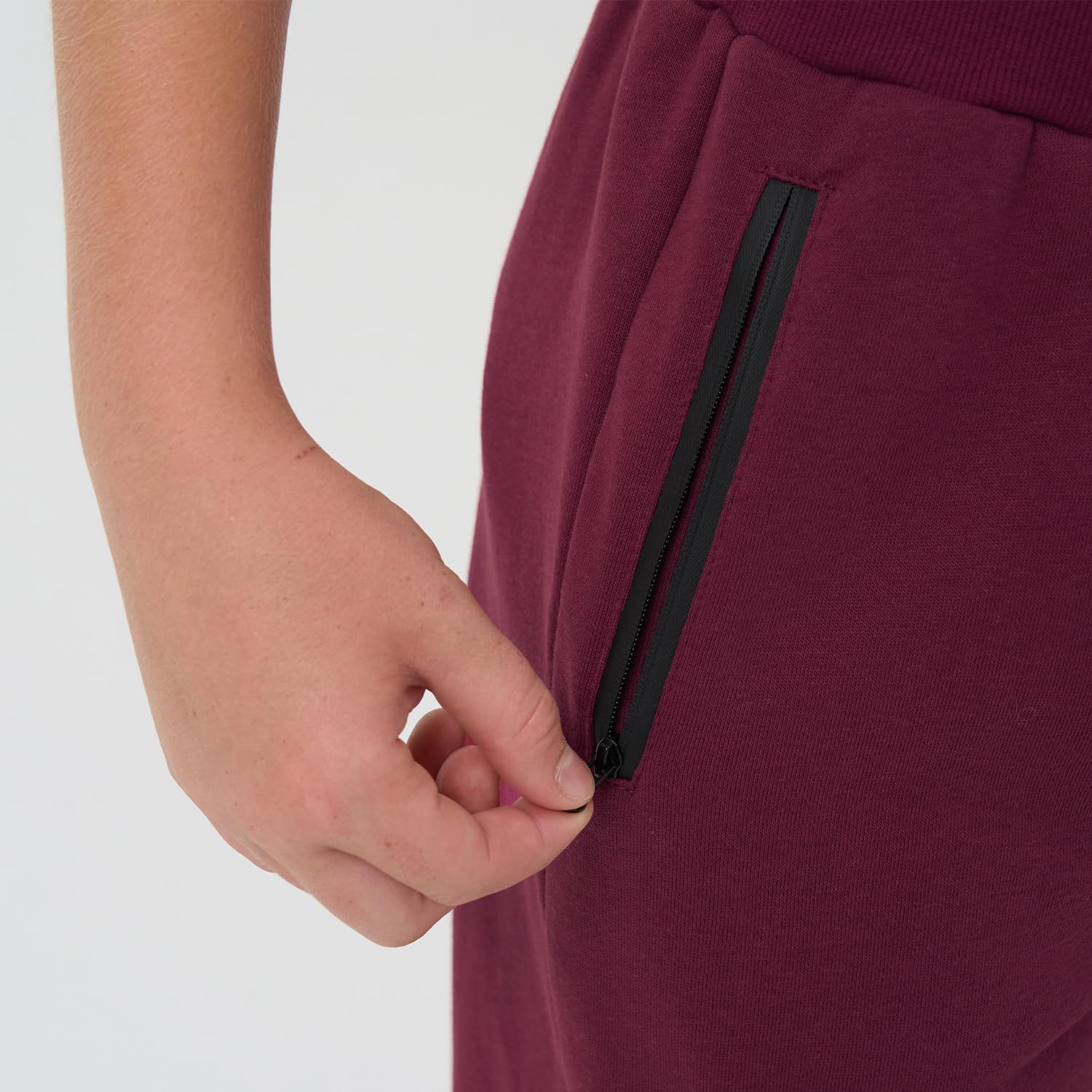 3 Pack Boys Fleece Sweatpants Athletic Soft Jogger Pants with Zipper Pockets Size 4-20 (No Pilling,No Fade) - Image 4