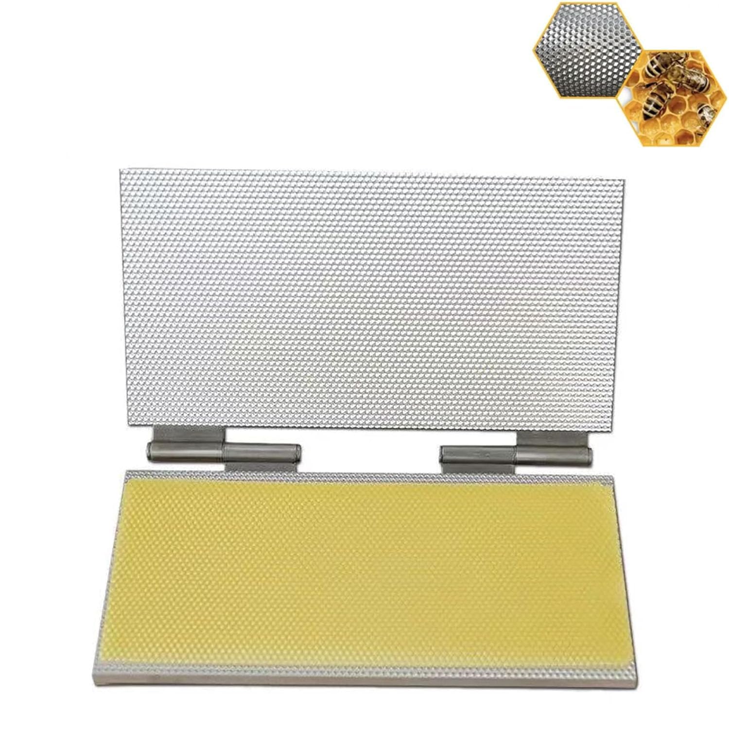Forma do wytłaczania wosku pszczelego, maszyna do odlewania arkuszy z wosku pszczelego ze stopu aluminium, szybka produkcja w 3-5 sekund, zgodna z inżynierią człowieka (4,6 mm)