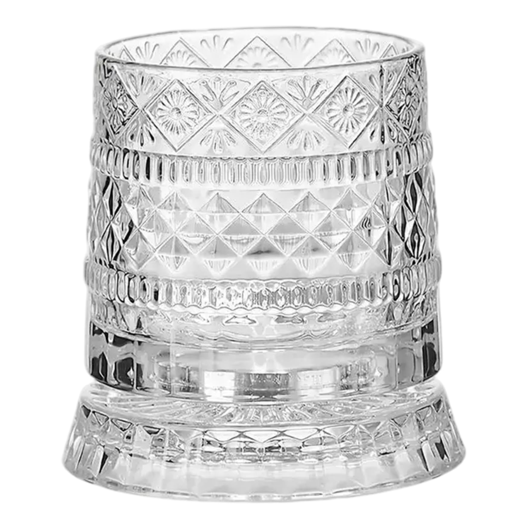 Verres à whisky rotatifs 360° avec base en cristal lumineuse pour dégustation