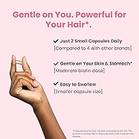 Vista 5 de Vitaminas HairAnew para el crecimiento del cabello para cabello más grueso y fuerte Funciona para mujeres y hombres de todo tipo de cabello 11