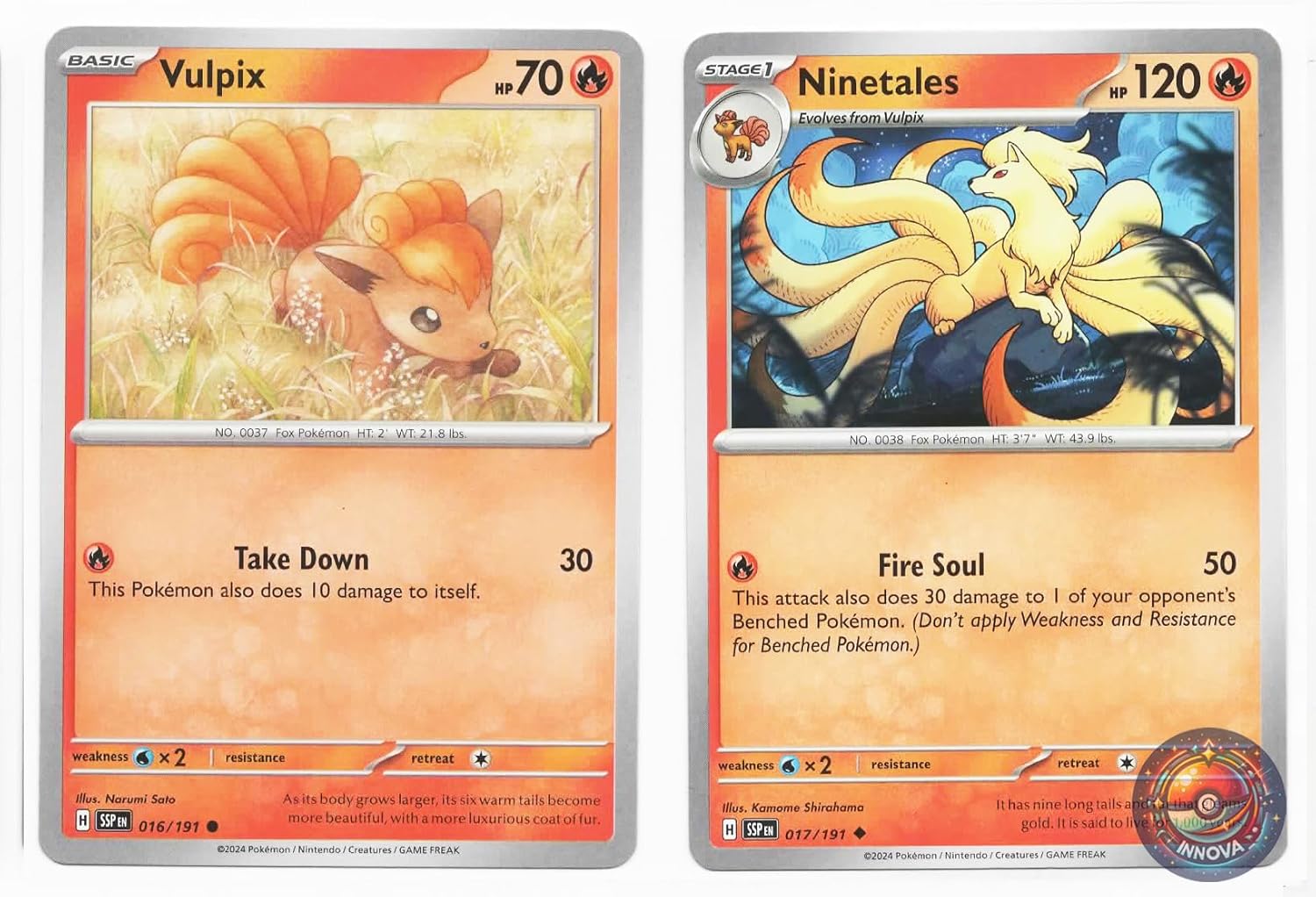 Ninetales 017/191 – Surging Sparks – Pokemon Evolution Card Lot