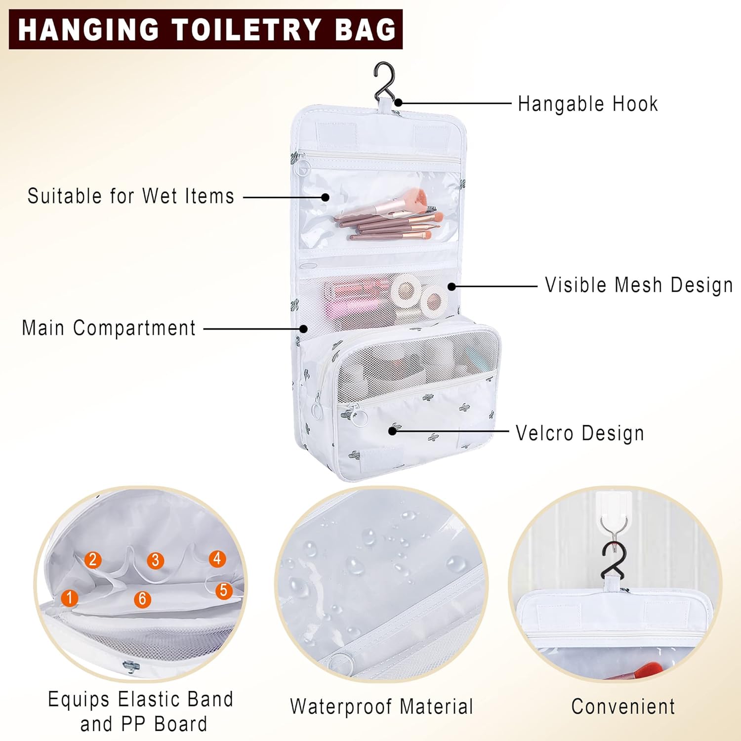 Packing Cubes, 8 Pcs Travel Packing Organizers for Suitcases, Large Capacity Travel Luggage Organizers Set includes 8 Storage Bags for Women or Men (Cactus) - Image 3