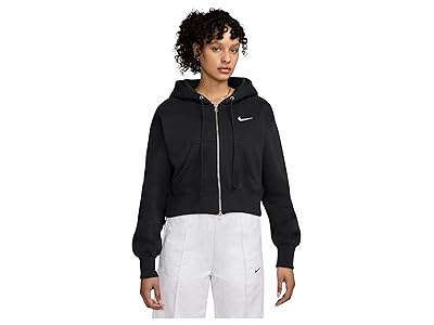 Nike Sportswear Phoenix Fleece Loose Full-zip Crop Hoodie Women