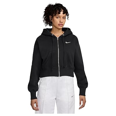 Nike Sportswear Phoenix Fleece Loose Full zip Crop Hoodie Women