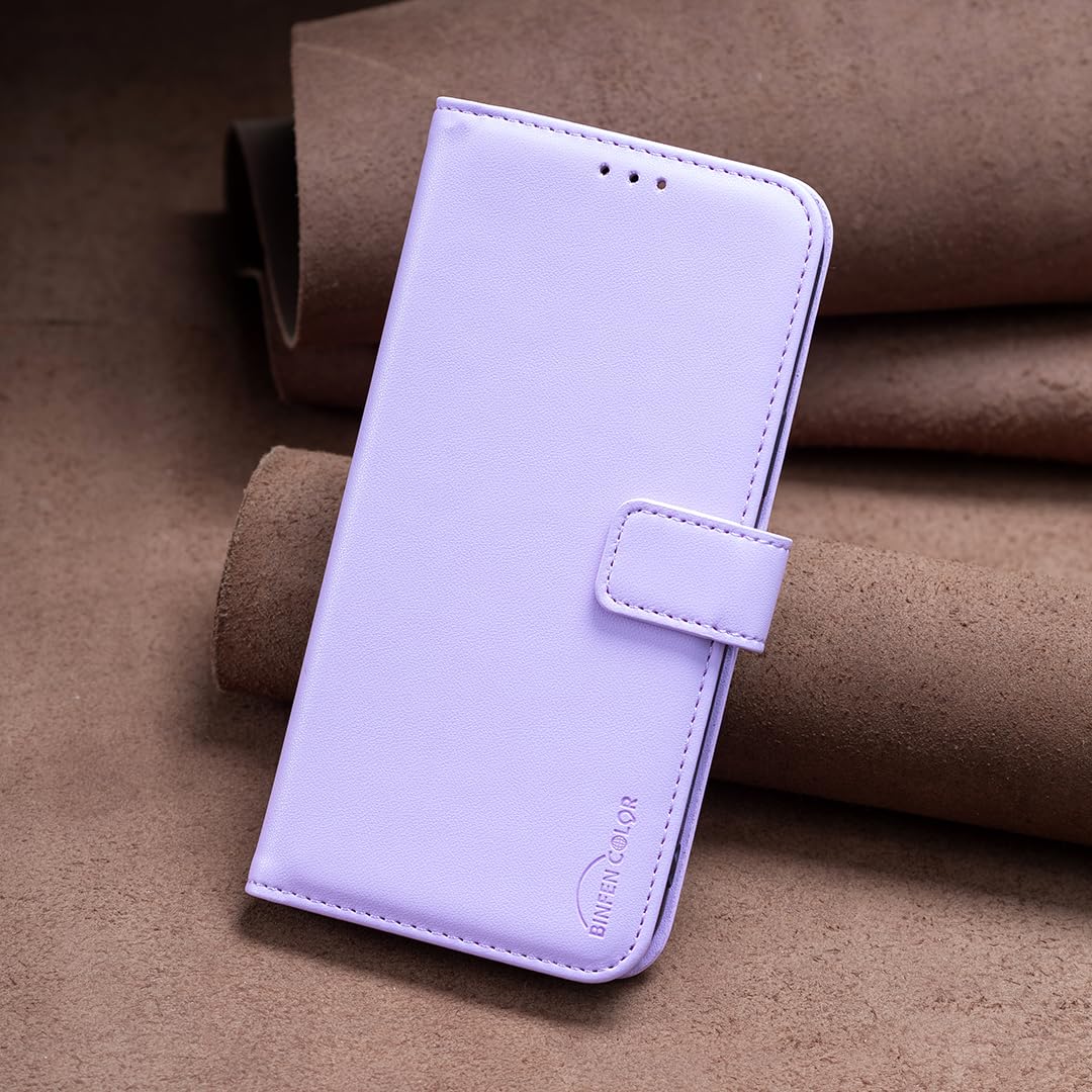 KQXG Cover per Xiaomi Redmi Note 14 Pro Plus 5G - Custodia a Libro in Pelle Sintetica Premium con Interno Silicone, Magnetica Portafoglio con Porta Carte, Antiurto, Chiusura Calamita -Viola