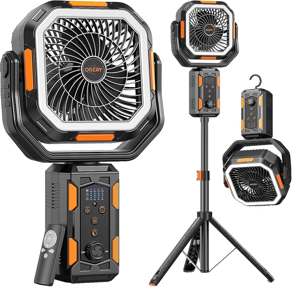 OGERY Adjustable Camping Fan