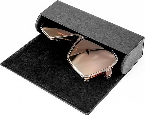 Miniatura 3 de Linkidea Hard Shell Sunglasses Case Compatible with Persol AviatorRectangle RayBan RectangularElliot SquareNew Wayfarer