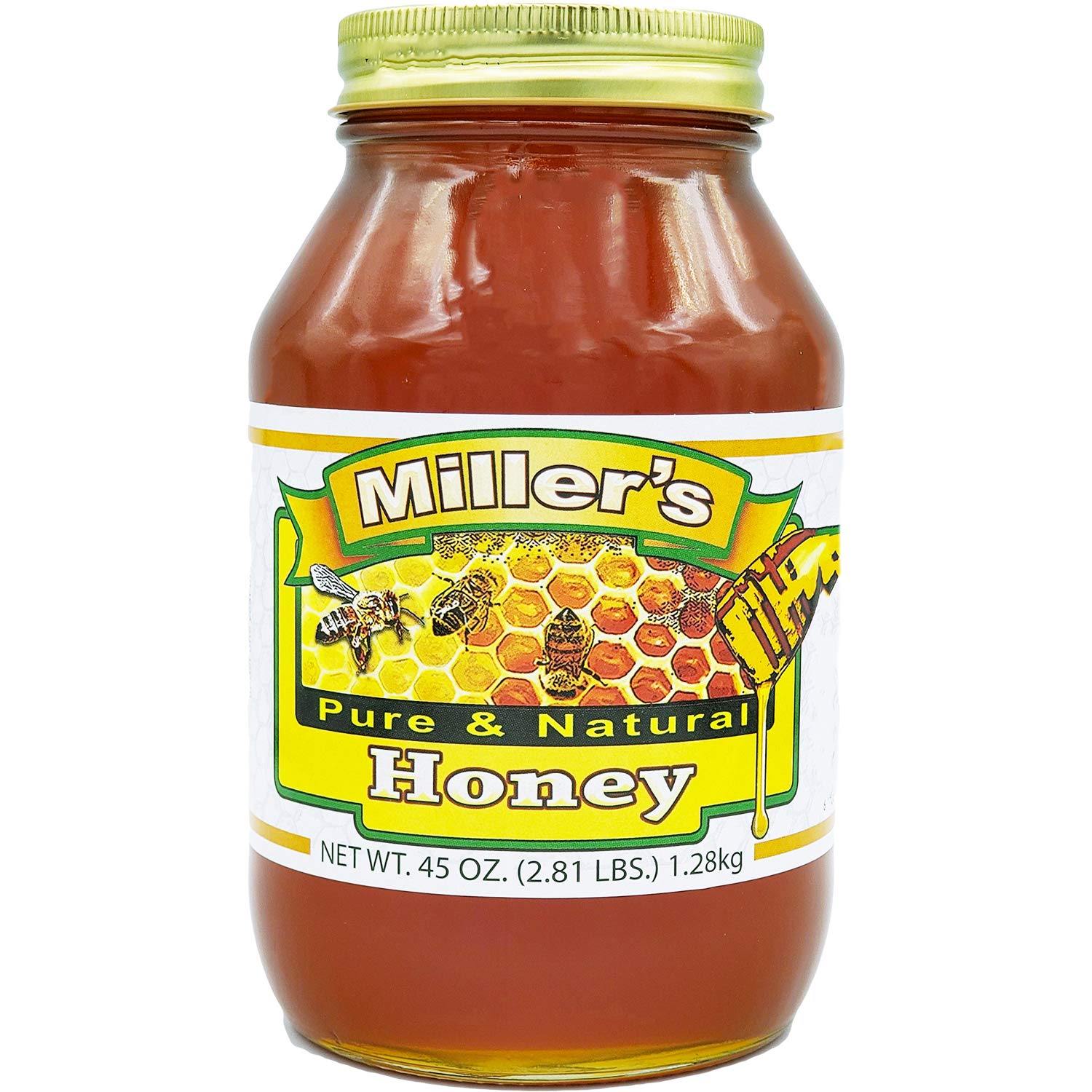 Amish Pure Honey - Pkg of 2 - 45 oz. Jars