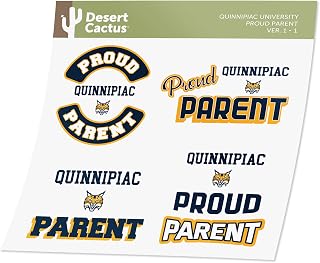 Desert Cactus Quinnipiac University Sticker Vinyl Decal Laptop Water Bottle Car Scrapbook (Proud Parent Sheet)