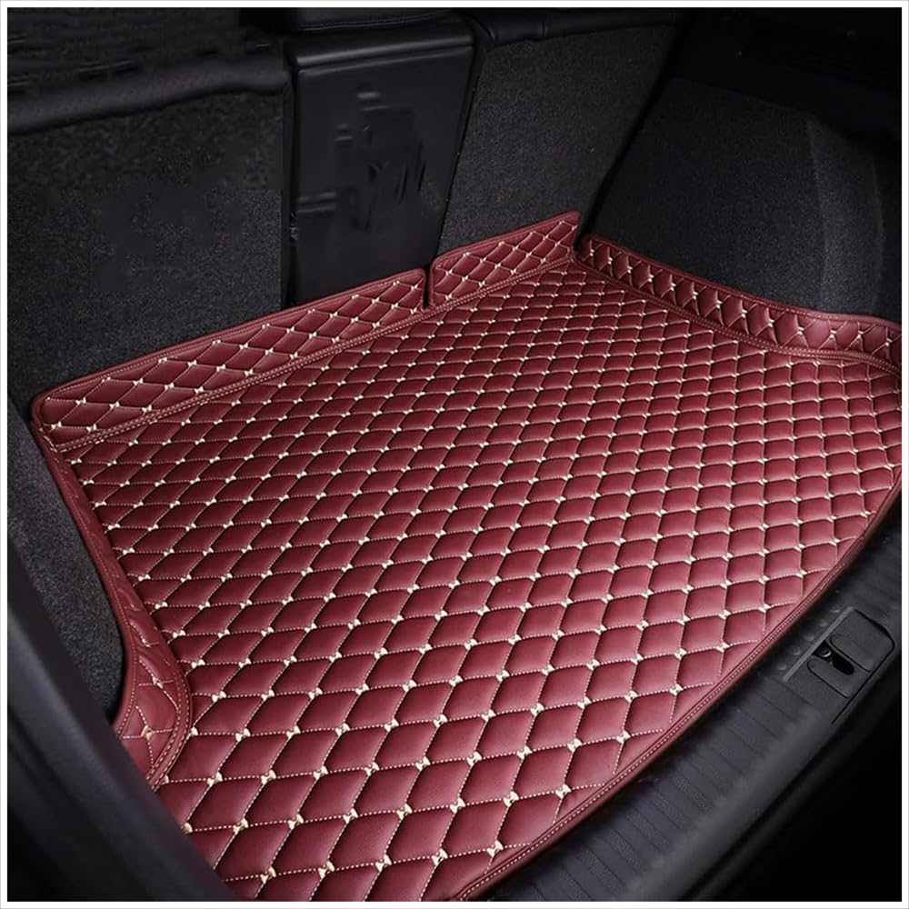 YWZQWJBC Car boot mat, for Acura ZDX 2009-2013 Waterproof Non-Slip Anti-Scratch Rear Trunk Mat Car Interior Protector Accessory,E
