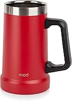 Caneca Térmica Aço Inox 700ml Parede Dupla Isolamento a Vácuo (Vermelha)