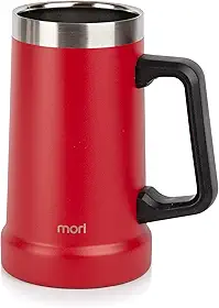 Caneca Térmica Aço Inox 700ml Parede Dupla Isolamento a Vácuo (Vermelha)
