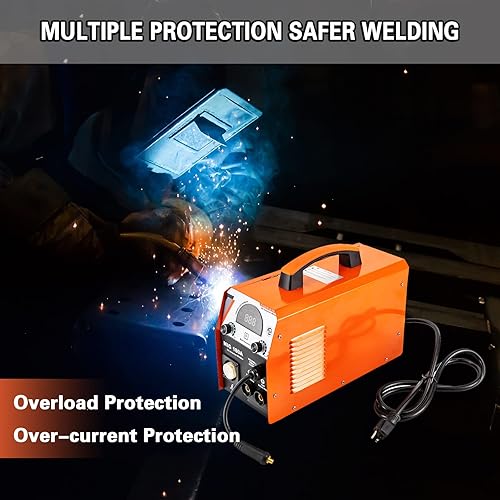 Miniatura 3 de Soldador MIG de 180 amperios, 3 en 1 Flux MIG/Lift TIG/Stick Soldador 110 / 220 V Dual Voltage Gas/Gasless MIG Equipo de máquina de soldadura con