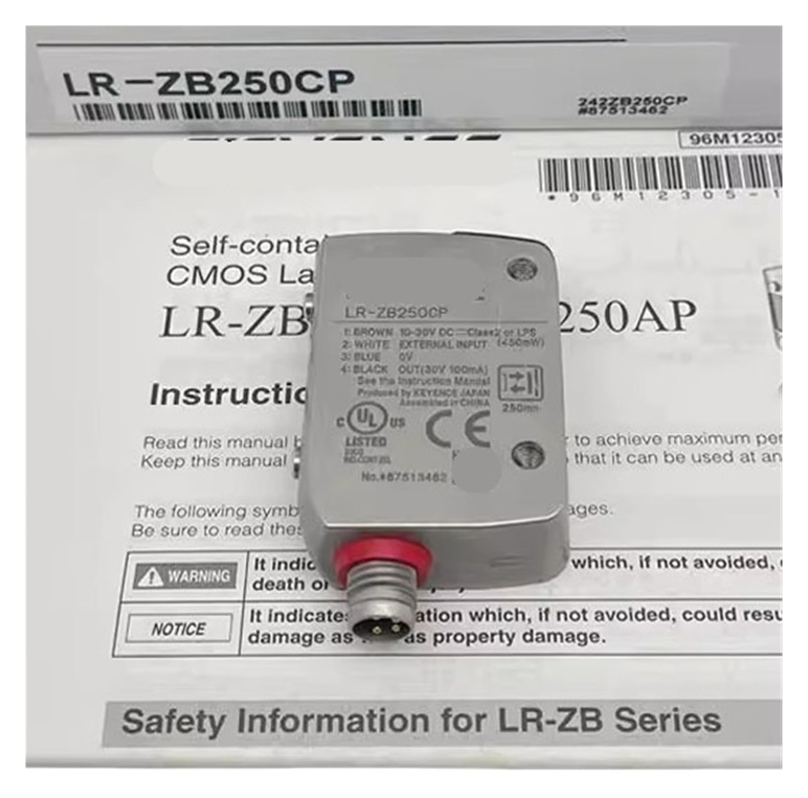 Jhpwkrmu One Color Lr-Wf10 Lr-X50 Lr-X250 Lr-Zb100n Lr-Zb100p Lr-Zb100cp Lr-Zb250an Lr-Zb250cp Lr-Zb250ap Lr-Zb250c3p Displacement Sensor(Lr-Zb250cp)