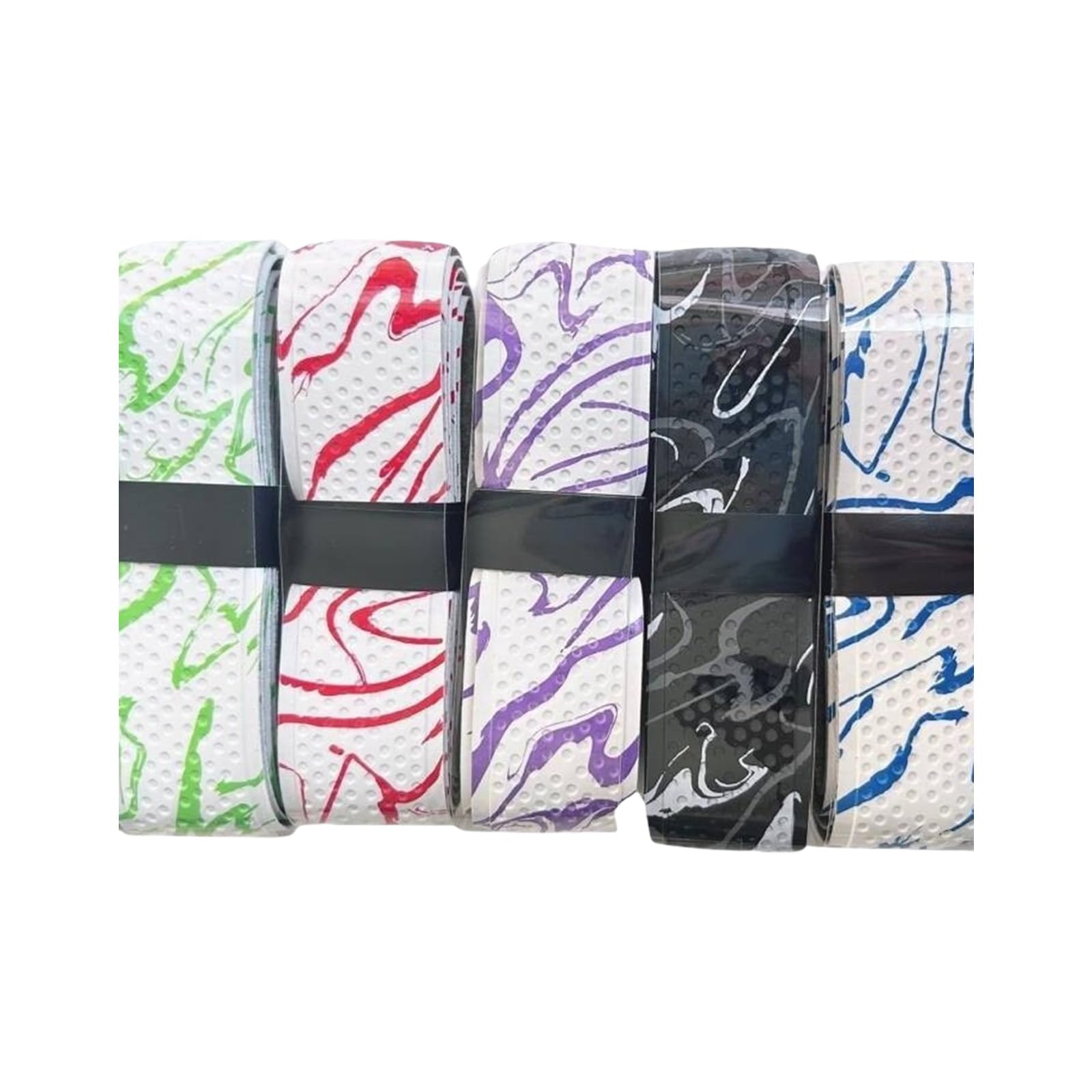 HDOYTXXM PU Stripes Bat Grip Tape Elasticities Wear Resistant Baseball Sweatband Tape Antislip Tennis Rackets Handle Grip Quick Install Bat Handle Wrap