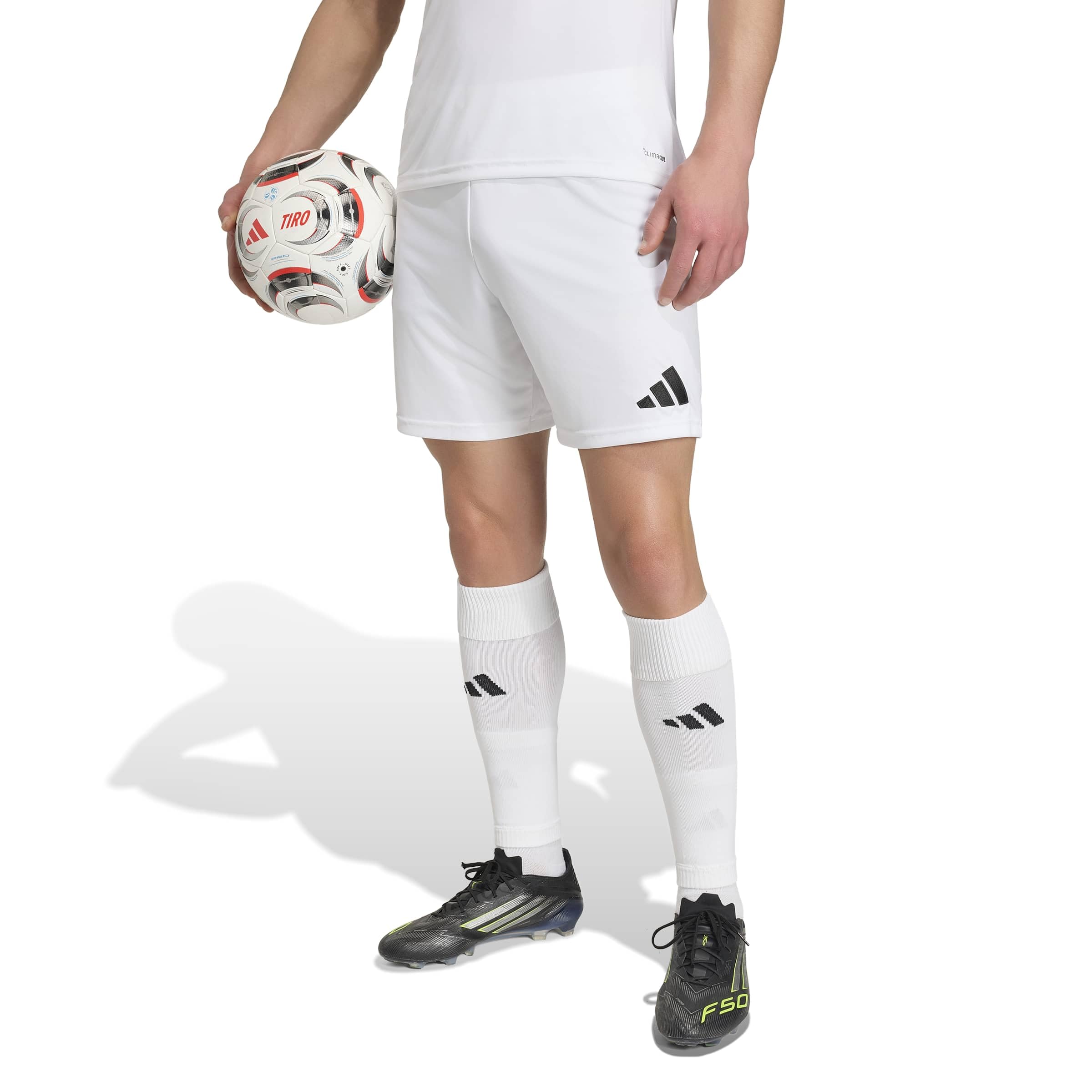 adidas Mens Football Entrada 26 Short, White/Black, Size S, Men