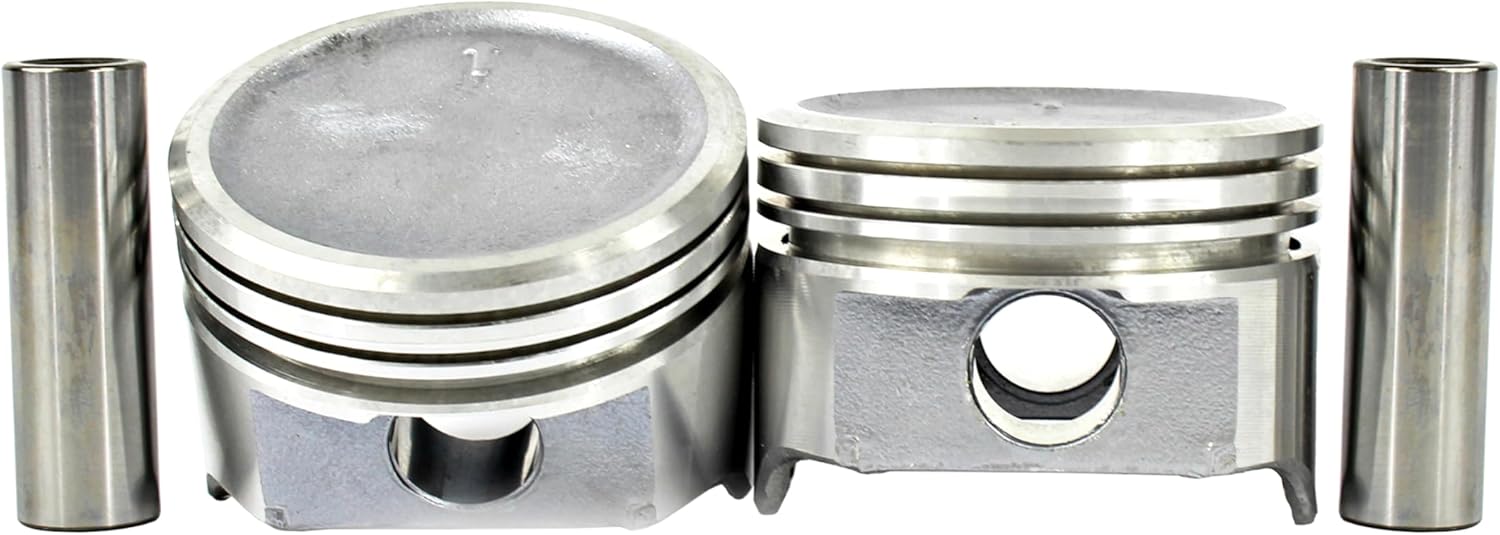 DNJ P3108 Piston Set Standard for 1976-1986 Buick, Chevrolet, GMC, Oldsmobile, Pontiac Bonneville, C10, C10 Suburban 5.0L V8 16V OHV 305cid