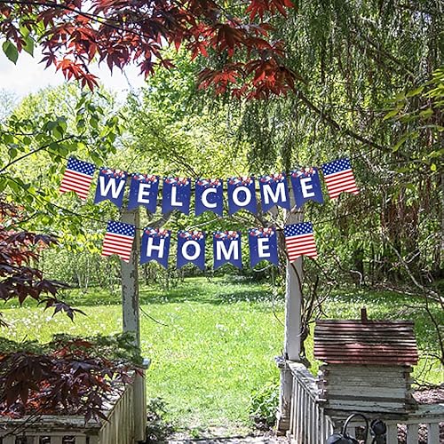 Miniatura 7 de Cartel militar de bienvenida a casa, decoración con texto en inglés We are So Proud of You (We are So Proud of You) de arpillera militar de