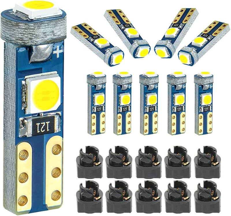 Lâmpada LED T5 6000K branca DODOFUN para painel e iluminação interna – Kit com 10 unidades