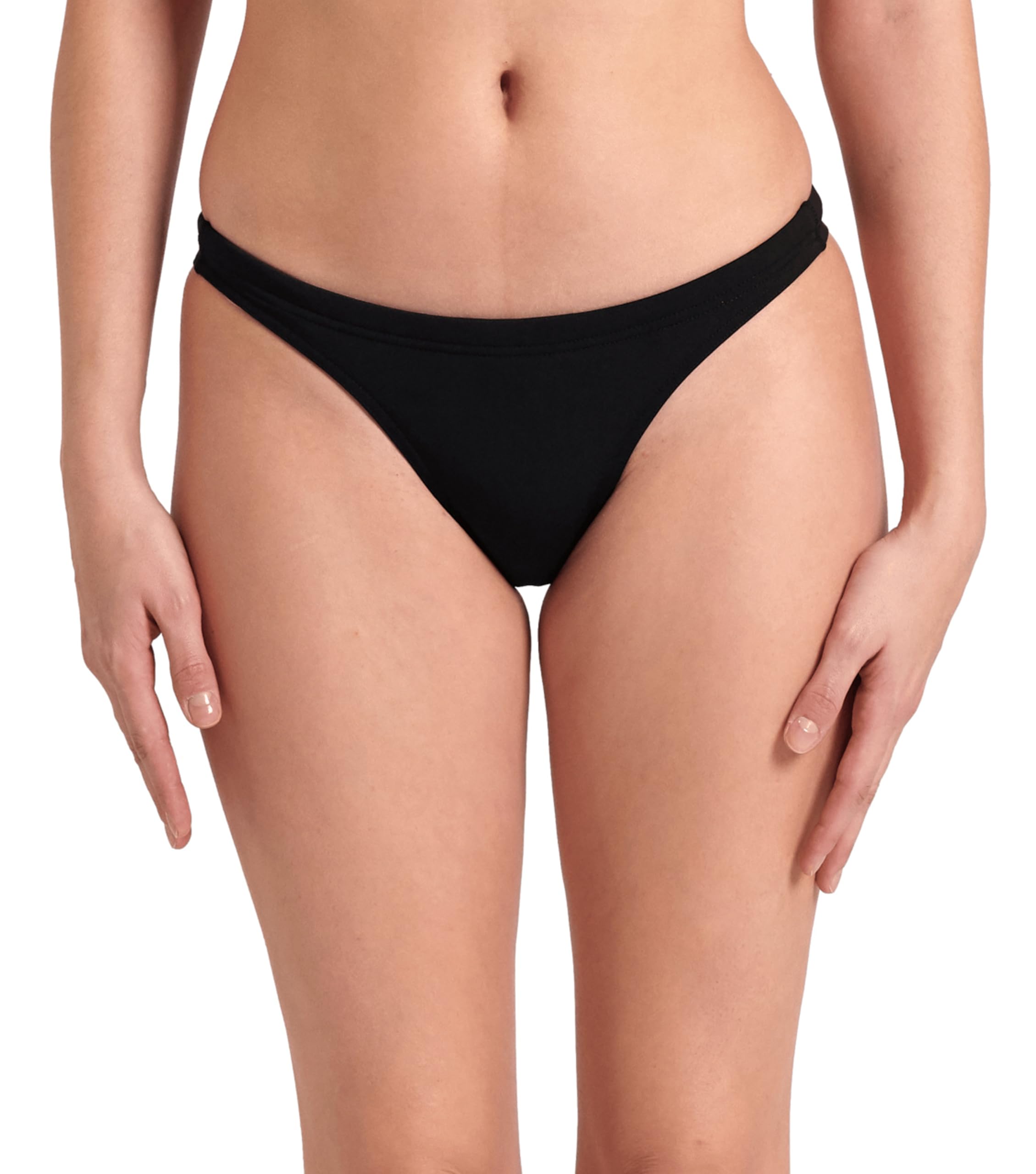 ARENA Team Women's Swim Bottom Solid Black-White
