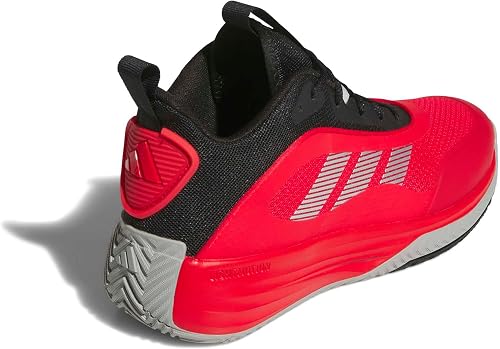 adidas Homme Ownthegame 3.0 Shoes, Pure Ruby/Silver Met./Core Black, 42 2/3 EU - 5