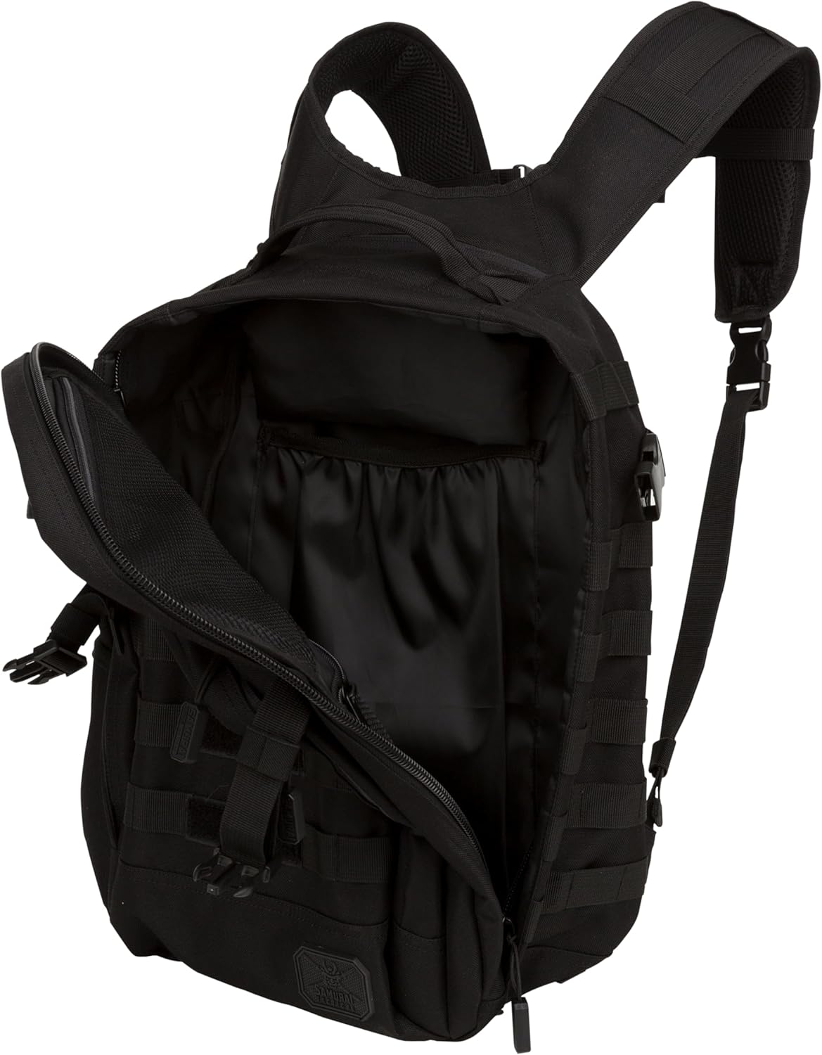 SAMURAI TACTICAL Wakizashi Tactical Backpack (Black), One Size, (ZPB001EC-008) - Image 11