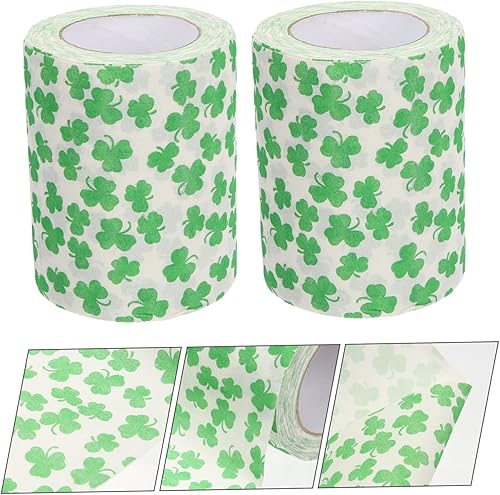 Miniatura 4 de KOMBIUDA 2 rollos de papel higiénico para papel higiénico de vidrio higiénico, papel higiénico, bandeja escalonada de Pascua, toallas de decoración