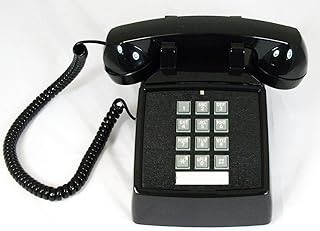 CORTELCO 250000-VBA-20M Desk w/ Volume BLACK / ITT-2500-V-BK /