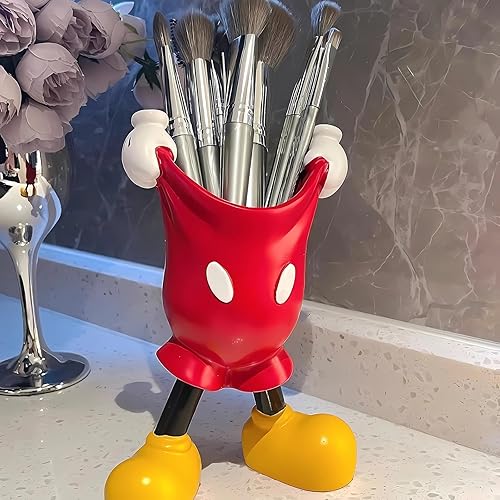 Soporte para brochas de maquillaje, soporte para bolígrafo para escritorio lindo para fiesta de cumpleaños, suministros de regalo para decoración