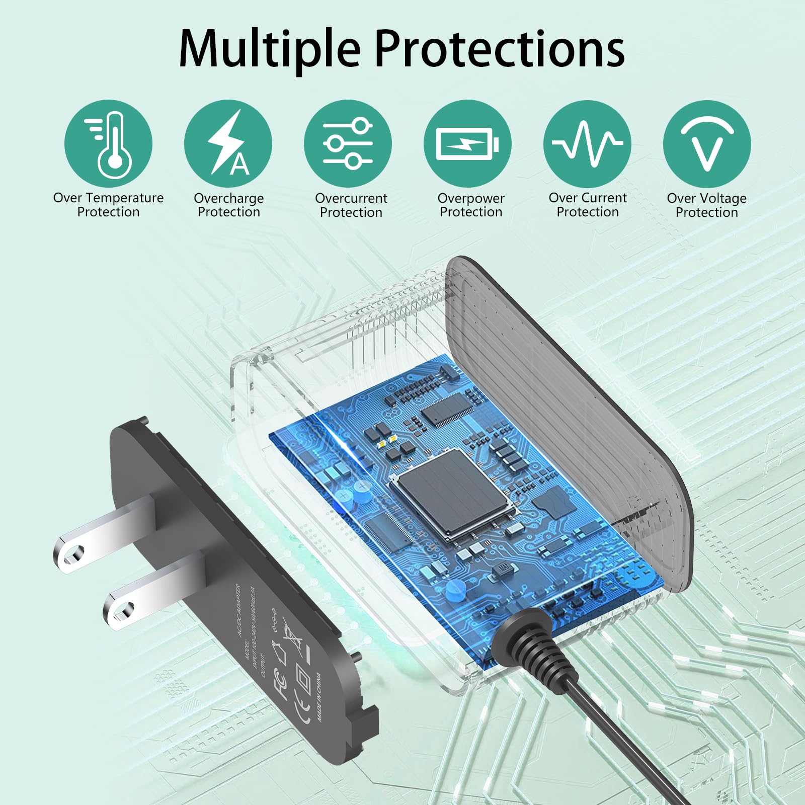 USB POWER CORD CABLE FOR NOCO BOOST X GBX45 GBX55 GBX75 GBX155 JUMP STARTER