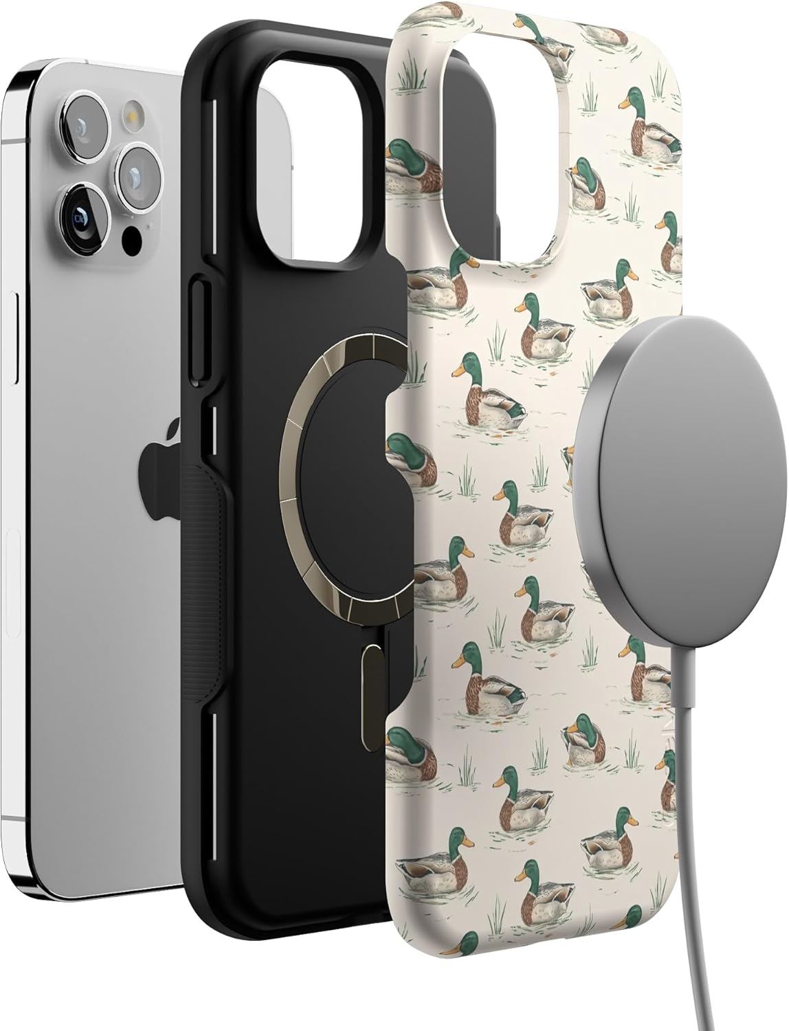 Casely iPhone 12 Pro Max Case | The Boyfriend Collection | Mallard & Co. | Bold Protective Design | MagSafe Compatible Design