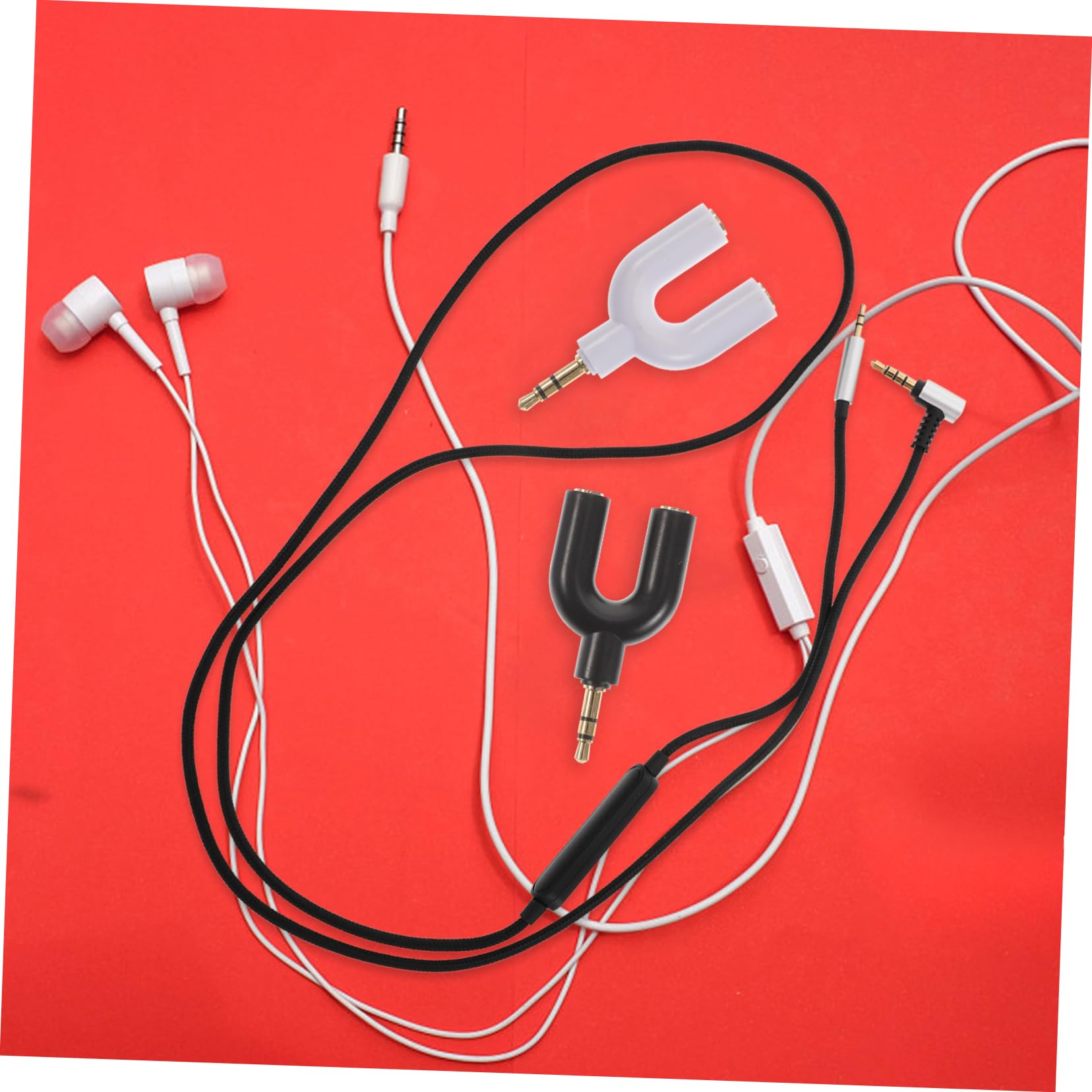 Gadpiparty 30pezzi Cavo Adattatore Stereo y Splitter Divisore Auricolari Per Smartphone e Tablet Facile Installazione e Trasmissione Stabile