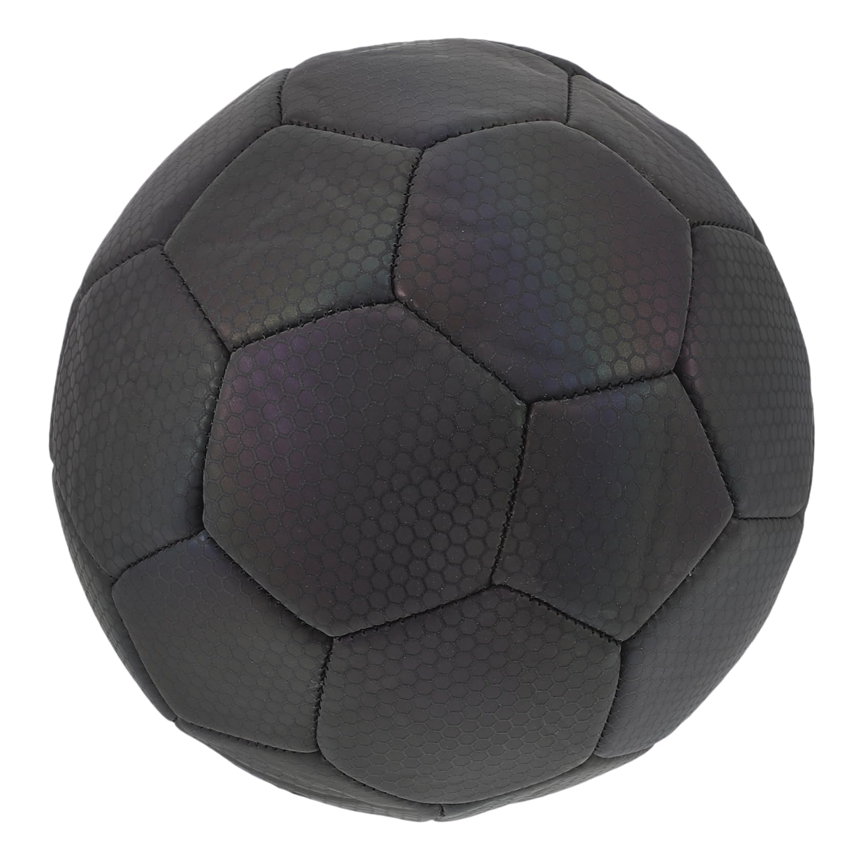 Pallone di Calcio Riflettente per Allenamento e Partite, Alta Visibilità | Gomma, Pelle Sintetica e Camera in Butile, Uso Versatile per Scuole e Match, Back To School Party