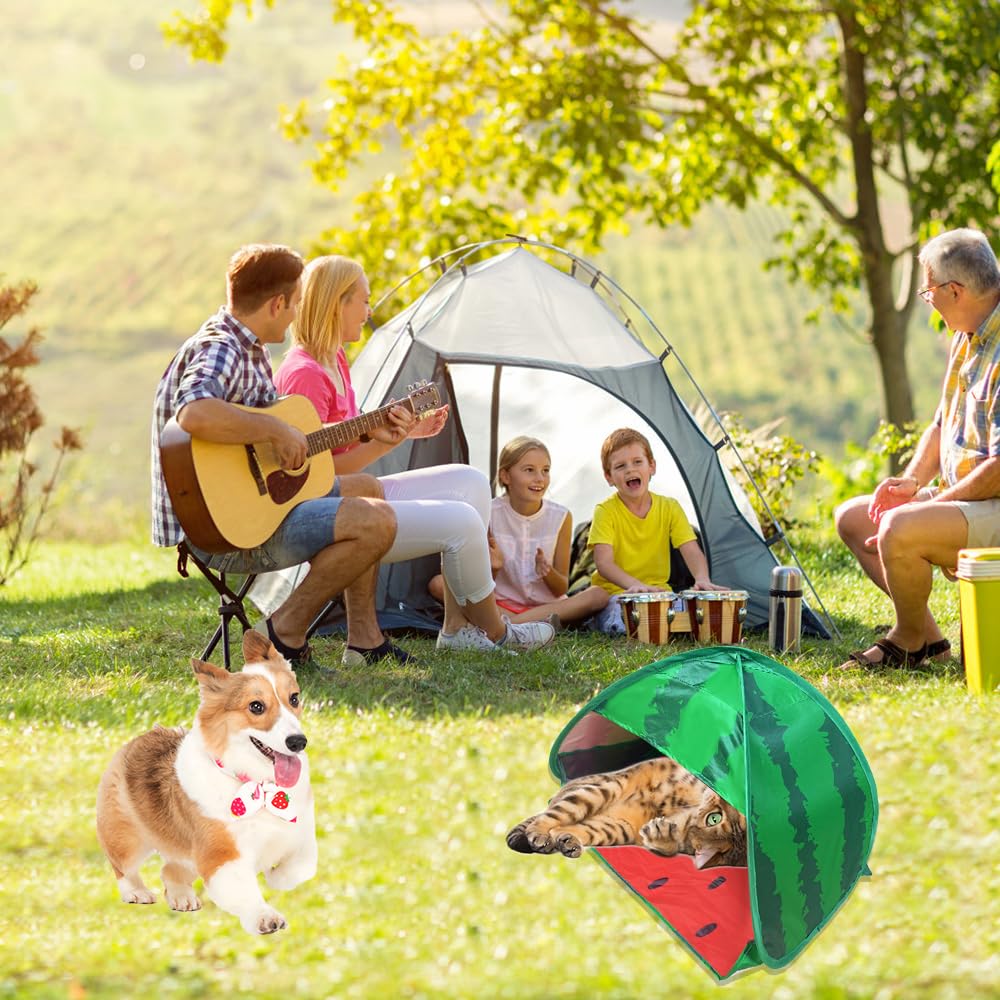 Tenda da Spiaggia per Cani, Tenda da Spiaggia Pop Up, Ten-da da Spiaggia Portatile, Protezione UV, con custodia per esterni, Mini Ten-da Parasole da Spiaggia, per Gatti e Cuccioli