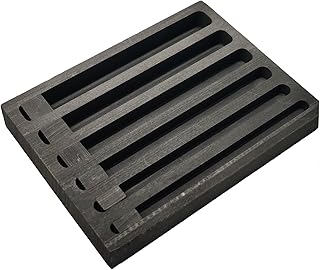 Graphite Ingot Mold,Metal Melting Refining Crucible Tool,Casting Smelting Molds for Melting Refining Gold Silver