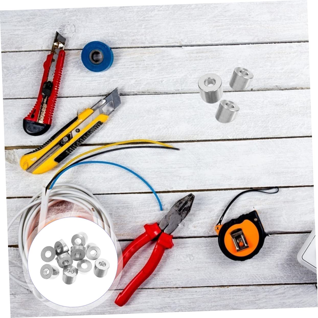 Stainless Steel Angle Beveled Washer for Cable Deck Railing 10 Pcs