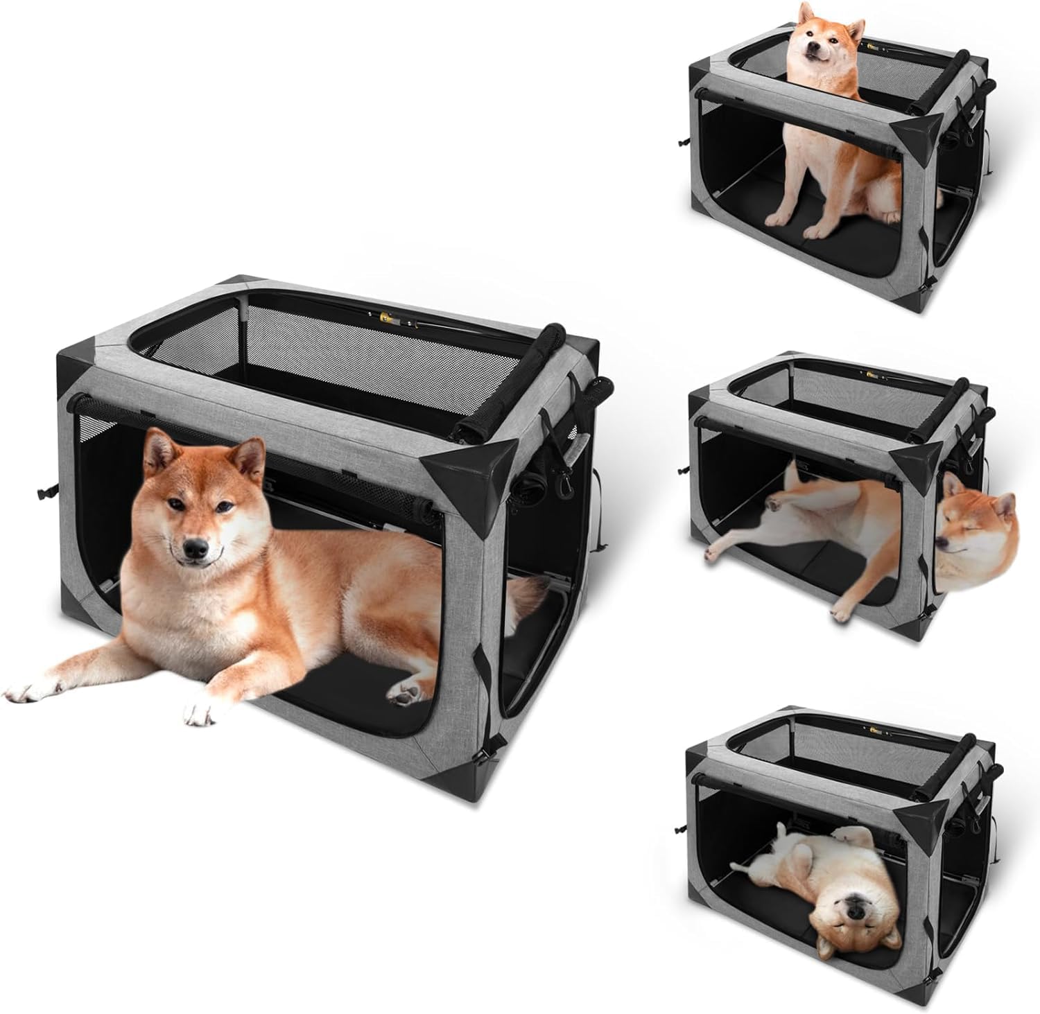 XVISHX Dog Crate,30x21x21 Inch Large Dog Crate for Large