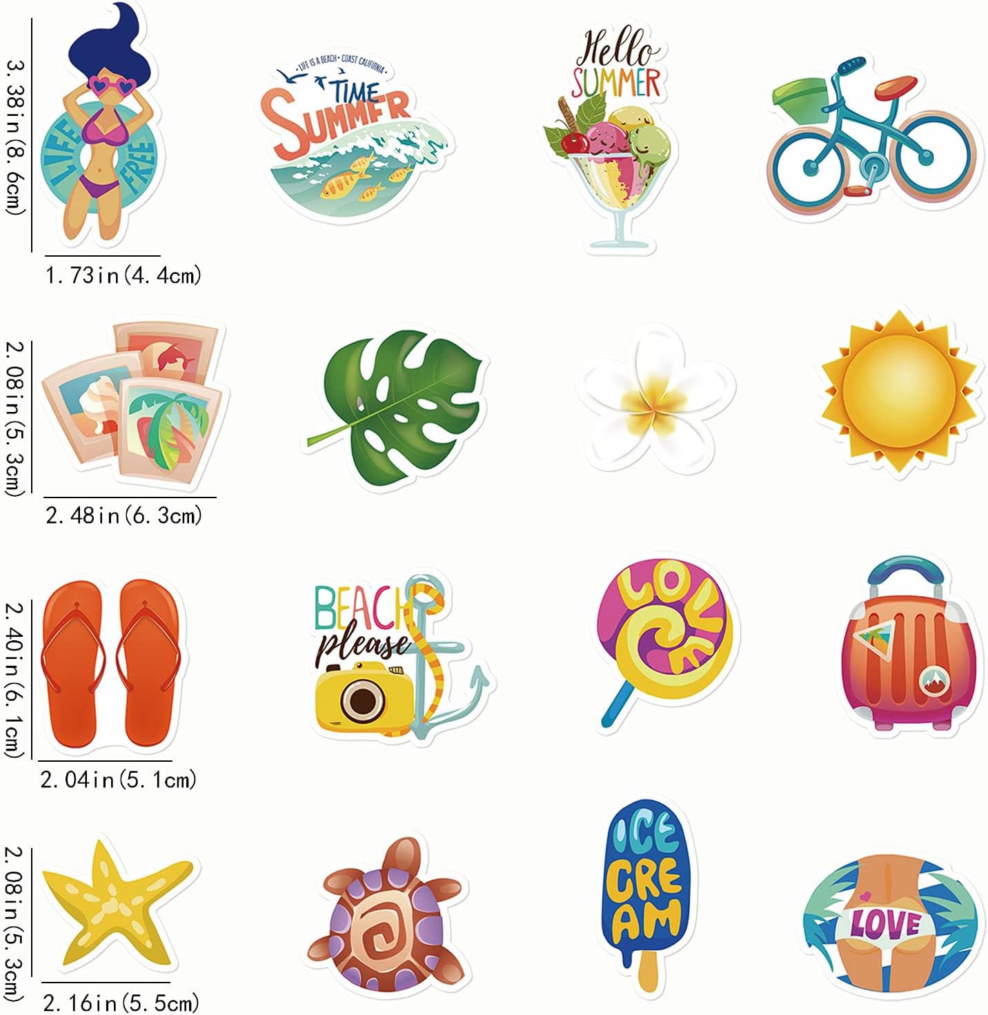 Cutie Thank You Stickers - 40 Count Round Favors For Parties And Gifts